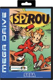 Box cover for Spirou on the Sega Genesis.