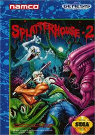 Box cover for Splatterhouse 2 on the Sega Genesis.