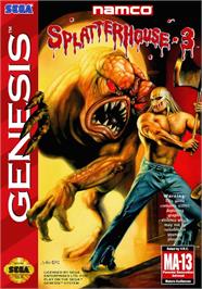 Box cover for Splatterhouse 3 on the Sega Genesis.