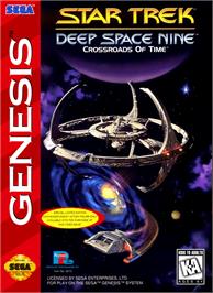 Box cover for Star Trek Deep Space Nine - Crossroads of Time on the Sega Genesis.