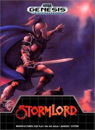 Box cover for Stormlord on the Sega Genesis.