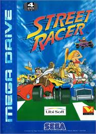 Box cover for Street Racer on the Sega Genesis.