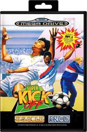 Box cover for Super Kick Off on the Sega Genesis.