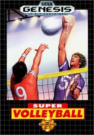 Box cover for Super Volleyball on the Sega Genesis.