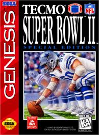 Box cover for Tecmo Super Bowl 2 - Special Edition on the Sega Genesis.