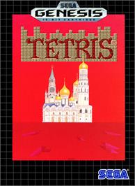 Box cover for Tetris on the Sega Genesis.