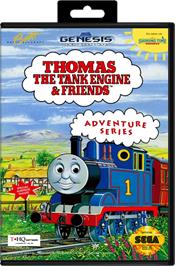 Box cover for Thomas the Tank Engine & Friends on the Sega Genesis.