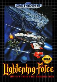 Box cover for Thunder Force 4 on the Sega Genesis.