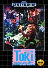 Box cover for Toki on the Sega Genesis.