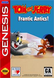 Box cover for Tom And Jerry - Frantic Antics on the Sega Genesis.