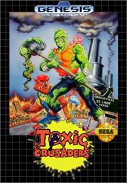 Box cover for Toxic Crusaders on the Sega Genesis.