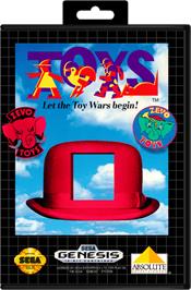 Box cover for Toys on the Sega Genesis.