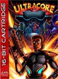 Box cover for Ultracore on the Sega Genesis.