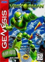 Box cover for Vectorman on the Sega Genesis.