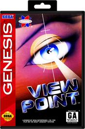 Box cover for Viewpoint on the Sega Genesis.