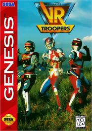 Box cover for Vr Troopers on the Sega Genesis.