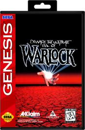 Box cover for Warlock on the Sega Genesis.