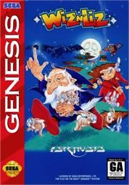 Box cover for Wiz 'n' Liz - The Frantic Wabbit Wescue on the Sega Genesis.
