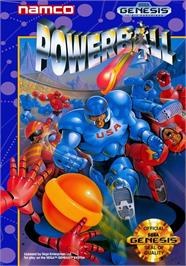 Box cover for Wrestleball on the Sega Genesis.