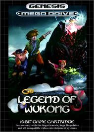 Box cover for Wu Kong Wai Zhuan on the Sega Genesis.