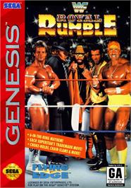 Box cover for Wwf Royal Rumble on the Sega Genesis.