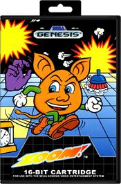 Box cover for Zoom! on the Sega Genesis.