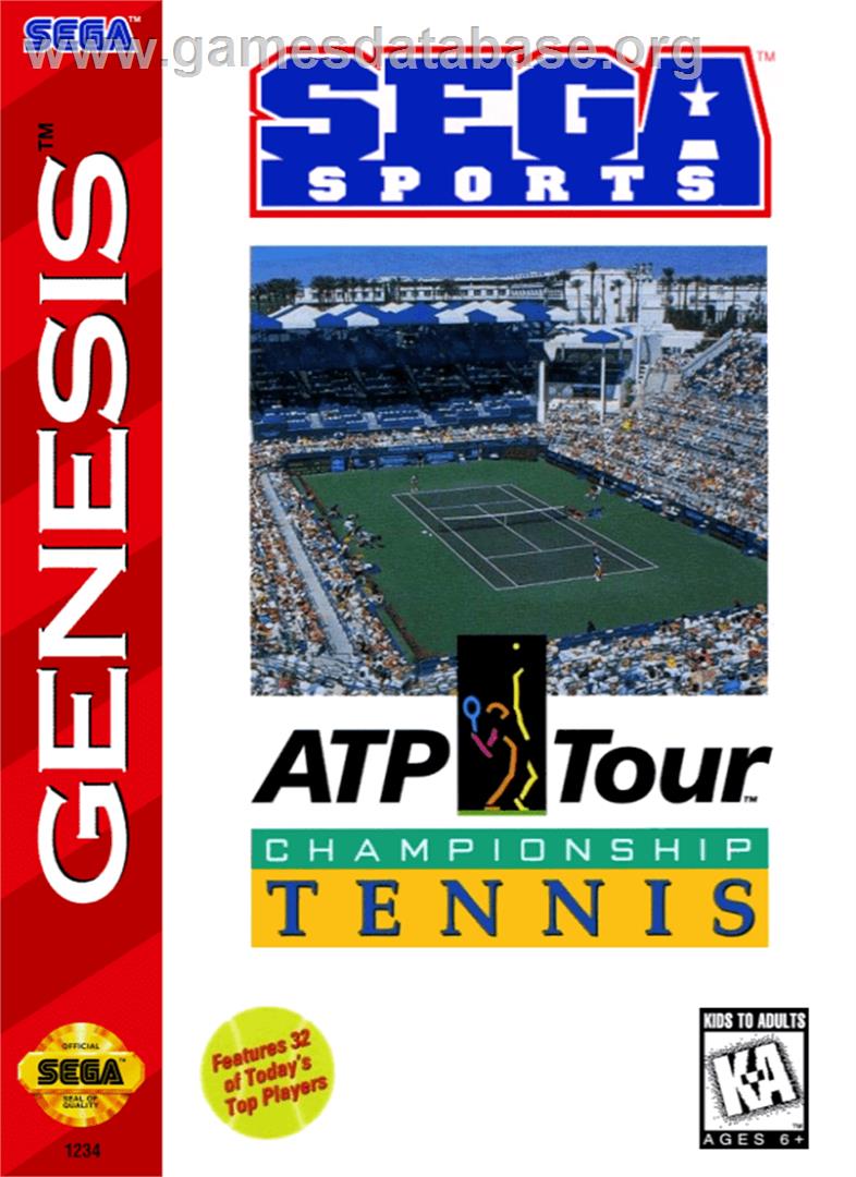 ATP Tour Championship Tennis - Sega Genesis - Artwork - Box