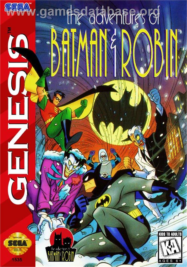Adventures Of Batman And Robin, The - Sega Genesis - Artwork - Box