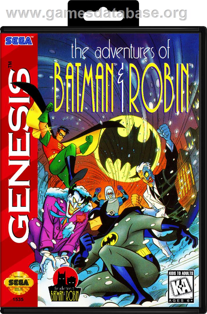 Adventures of Batman and Robin, The - Sega Genesis - Artwork - Box