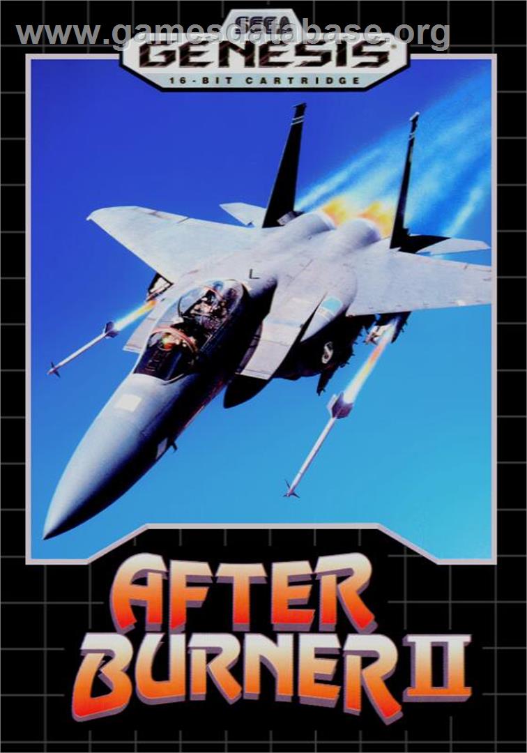 After Burner 2 - Sega Genesis - Artwork - Box