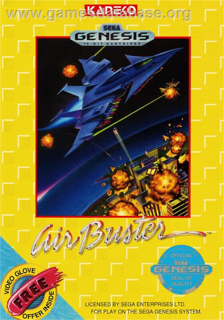 Air Buster - Sega Genesis - Artwork - Box