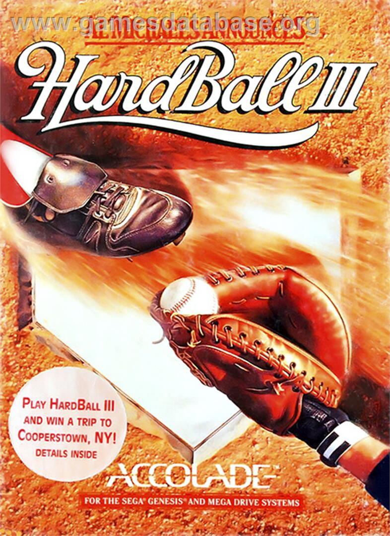 Al Michaels Announces Hardball 3 - Sega Genesis - Artwork - Box