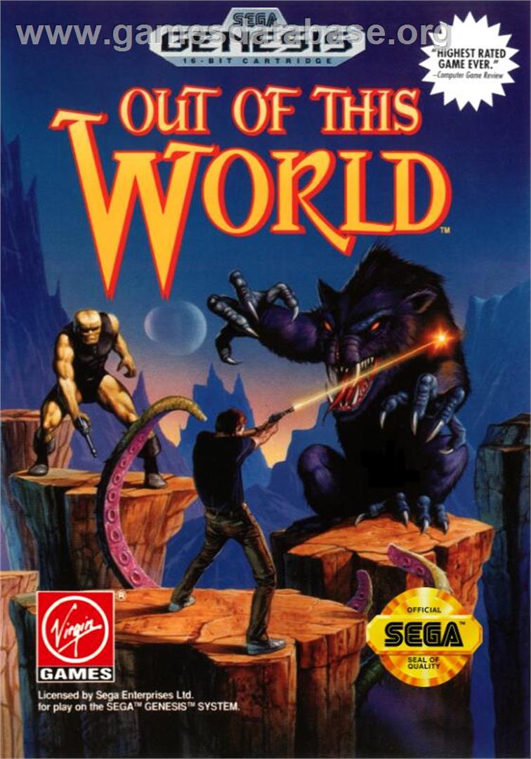 Another World - Sega Genesis - Artwork - Box