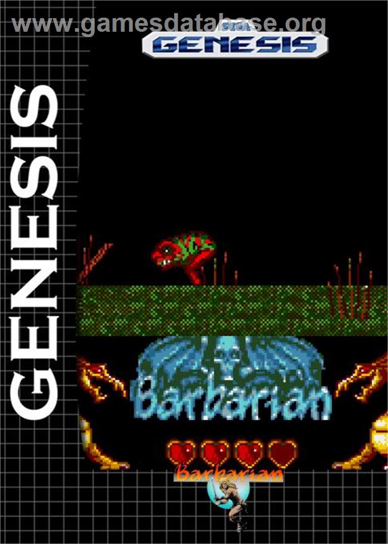 Barbarian - Sega Genesis - Artwork - Box