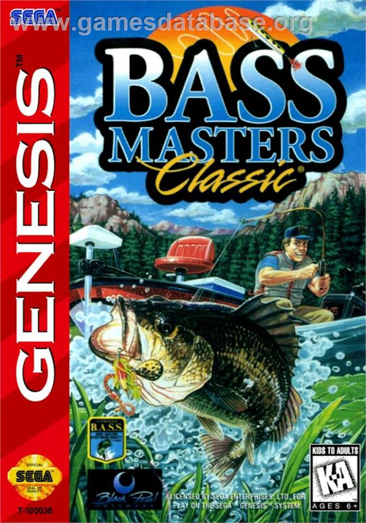 Bass Masters Classic - Sega Genesis - Artwork - Box