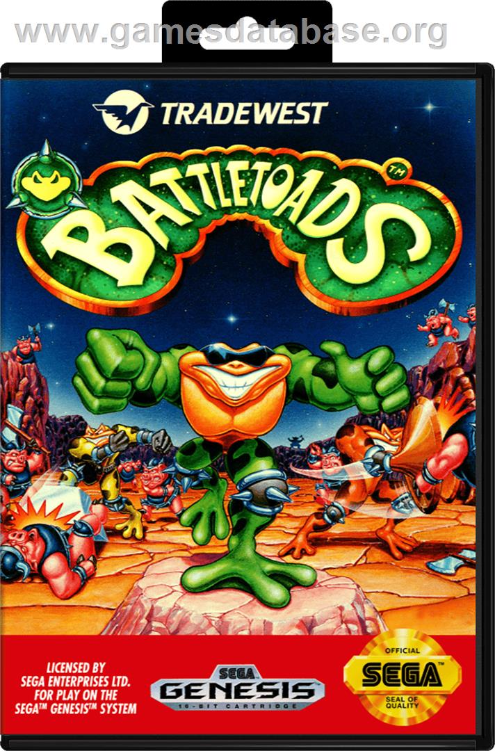 Battletoads - Sega Genesis - Artwork - Box