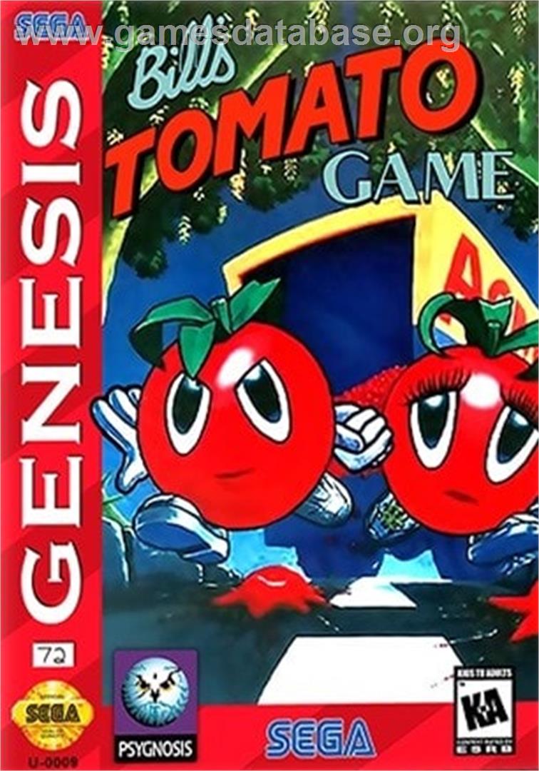 Bill's Tomato Game - Sega Genesis - Artwork - Box