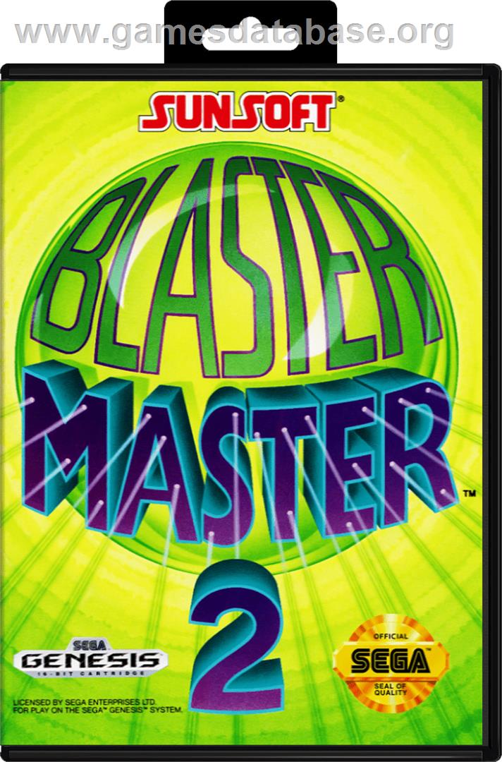 Blaster Master 2 - Sega Genesis - Artwork - Box