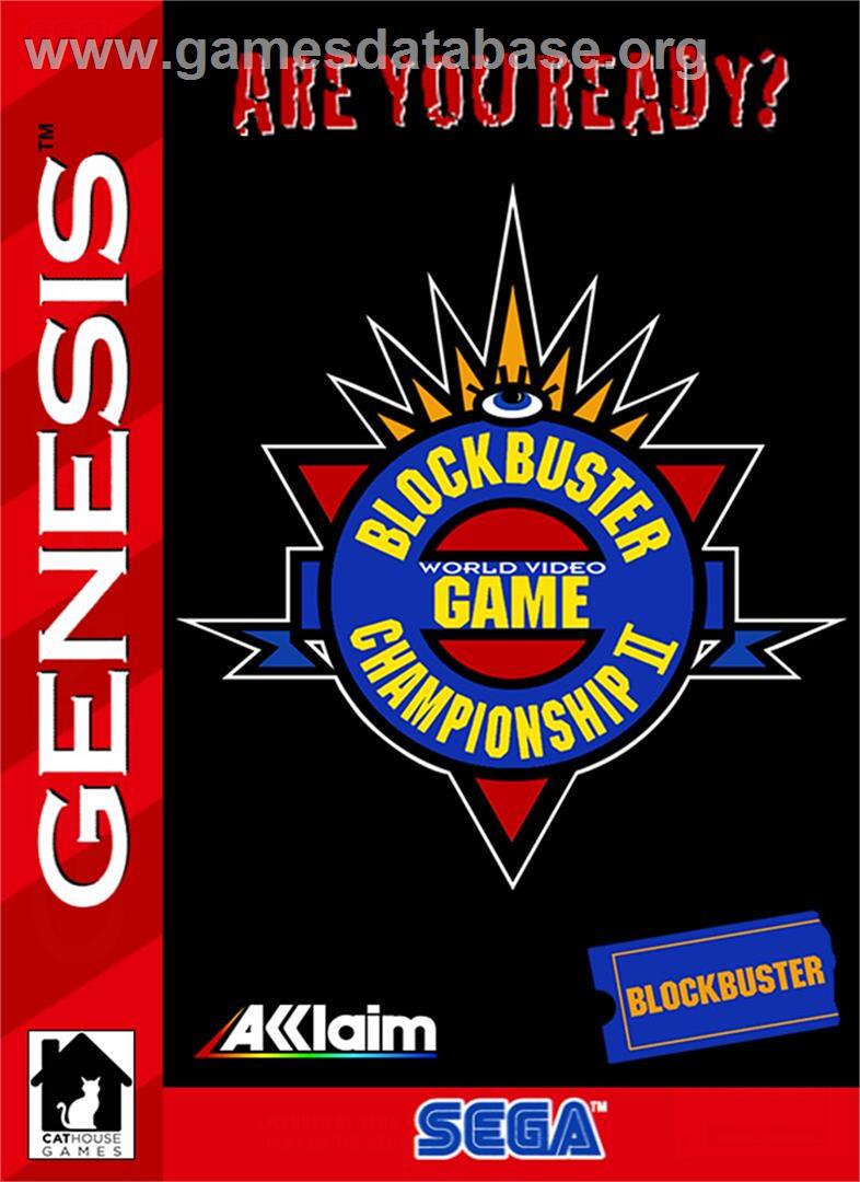 Blockbuster World Video Game Championship 2 - Sega Genesis - Artwork - Box