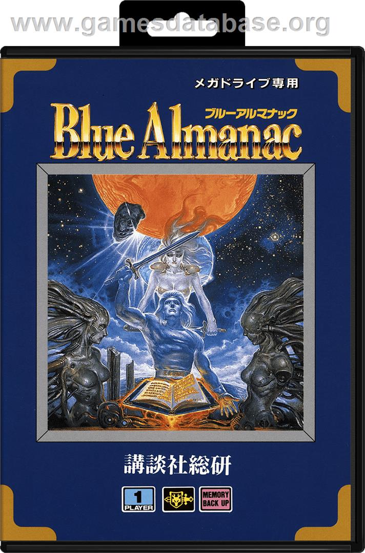 Blue Almanac - Sega Genesis - Artwork - Box