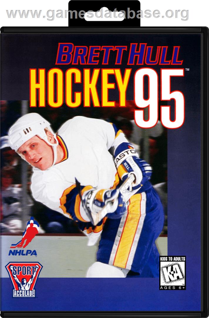 Brett Hull Hockey '95 - Sega Genesis - Artwork - Box