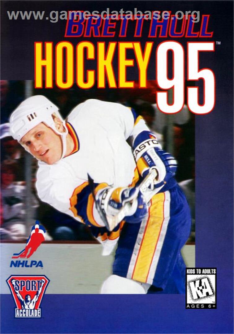 Brett Hull Hockey '95 - Sega Genesis - Artwork - Box