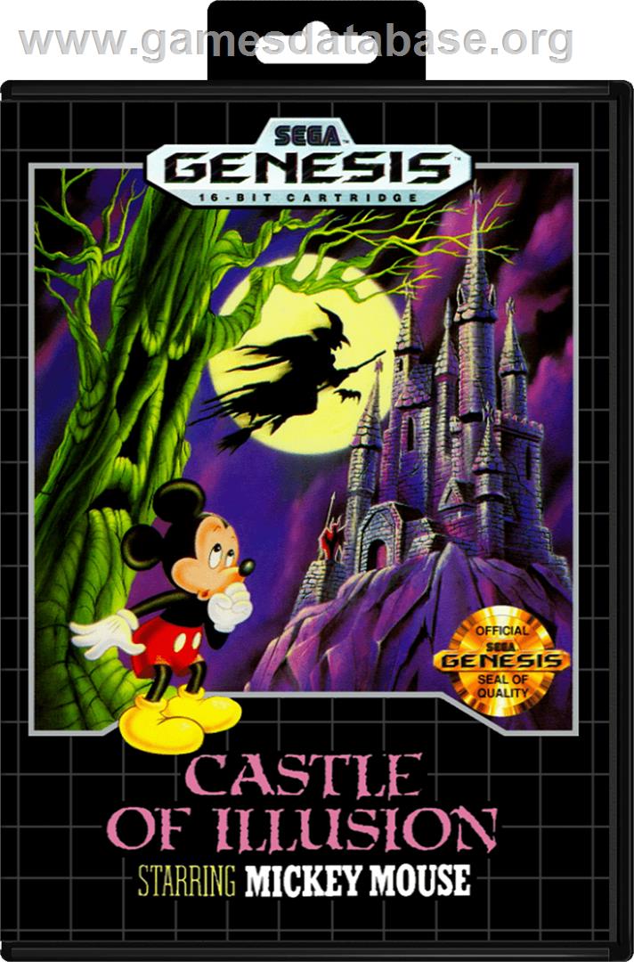 Castle of Illusion starring Mickey Mouse - Sega Genesis - Artwork - Box