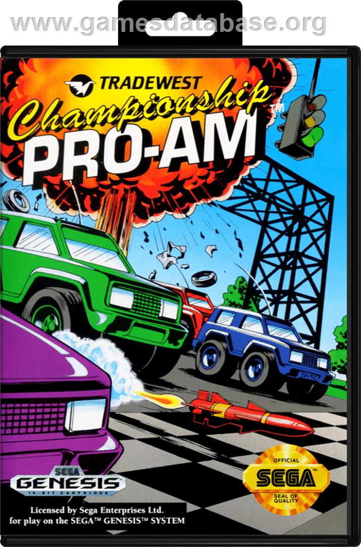 Championship Pro-Am - Sega Genesis - Artwork - Box