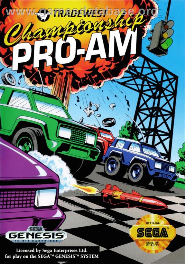 Championship Pro-am - Sega Genesis - Artwork - Box