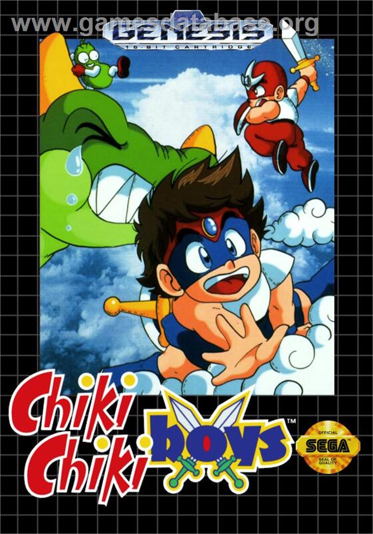 Chiki Chiki Boys - Sega Genesis - Artwork - Box