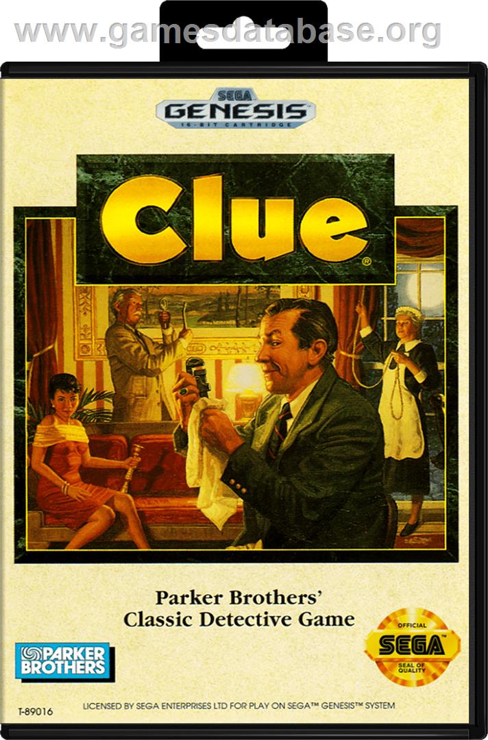 Clue - Sega Genesis - Artwork - Box