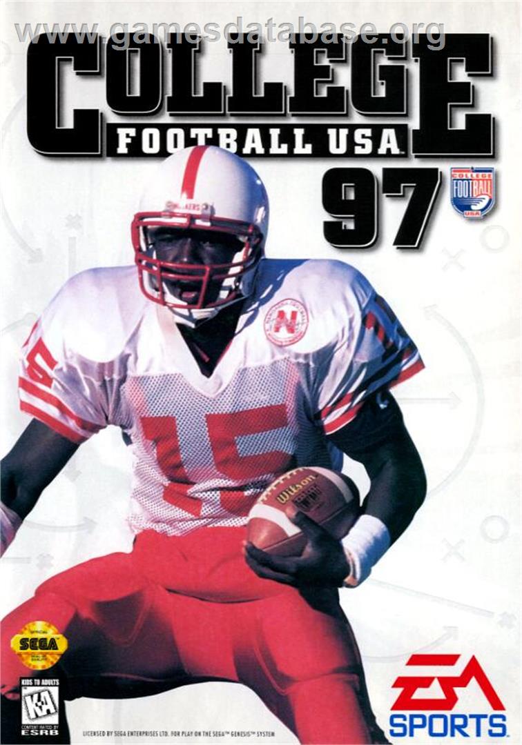 College Football Usa 97 - Sega Genesis - Artwork - Box