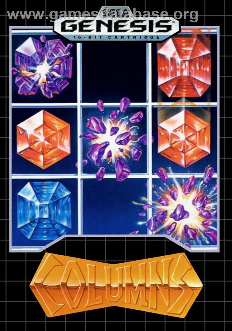 Columns - Sega Genesis - Artwork - Box