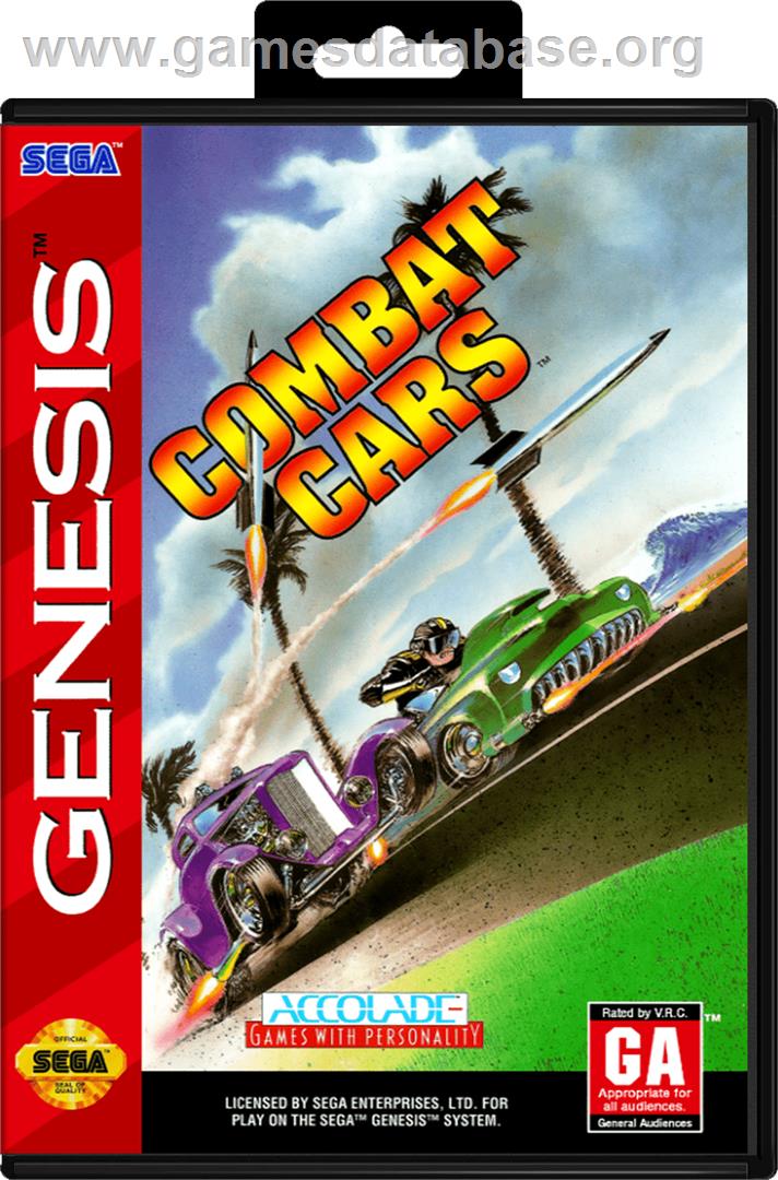 Combat Cars - Sega Genesis - Artwork - Box